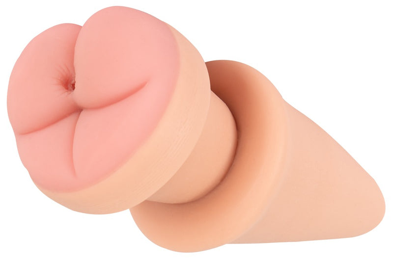 Nature Skin Butt plug met penisverlenger - Huidskleur