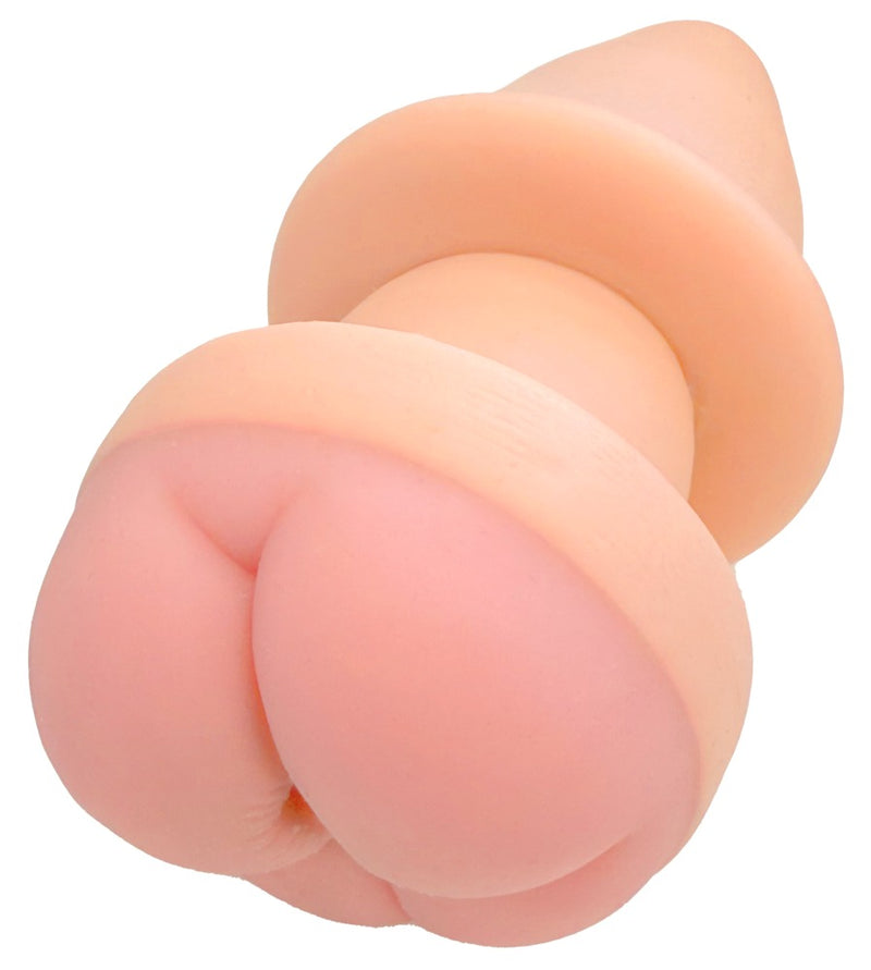 Nature Skin Butt plug met penisverlenger - Huidskleur