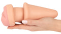 Nature Skin Butt plug met penisverlenger - Huidskleur