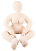 You2Toys Pluchen pop levensgroot met velours - Huidskleur