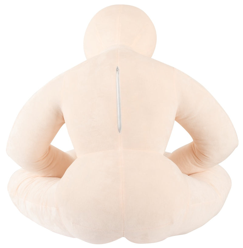 You2Toys Pluchen pop levensgroot met velours - Huidskleur