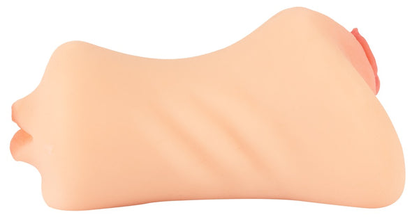 Nature Skin Masturbator 3-in-1 met realistische tunnels - Huidskleur - Nature Skin - SKU: 50056120000