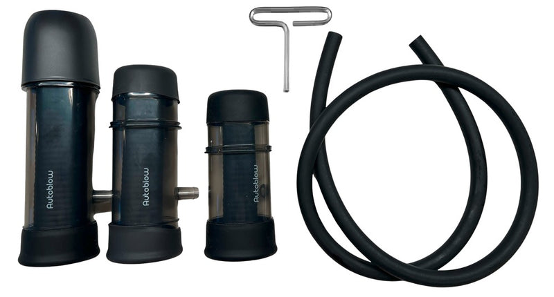 Autoblow Accessoires set voor vacuüm pomp - Zwart