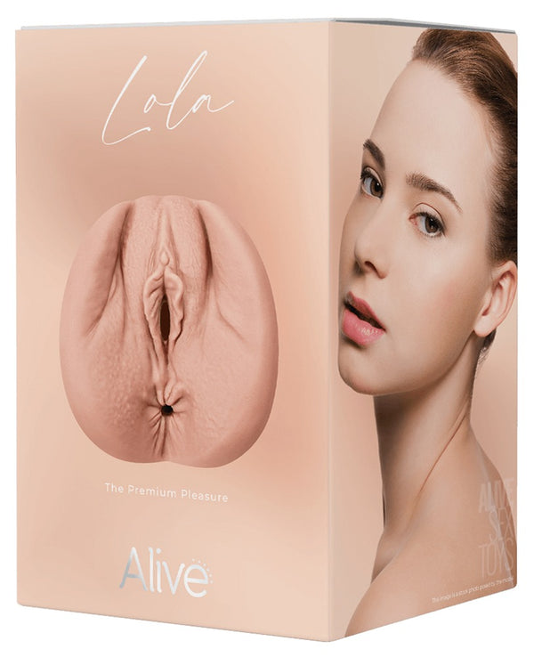Alive Masturbator realistisch met vagina & anus - Huidskleur - Alive - SKU: 50058840000