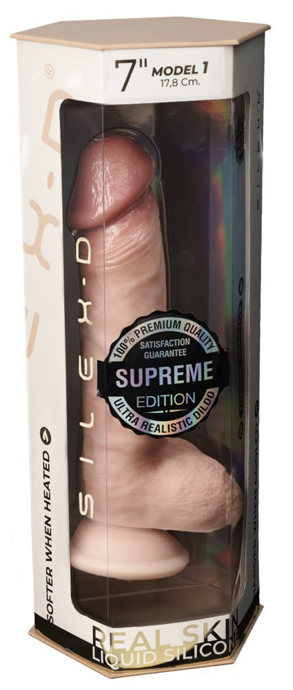 SILEXD Dildo realistisch met zuignap - Huidskleur