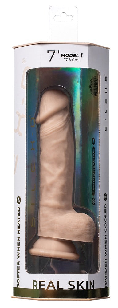 SILEXD Model 1 Real Skin dildo - Huidskleur Licht - SILEXD - SKU: 50059060000