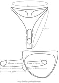 You2Toys Dubbel penis thong - Huidskleur Licht