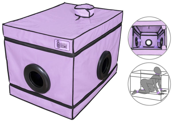 Secret Dome BDSM box met buis plug-in systeem - Paars - Secret Dome - SKU: 50059730000
