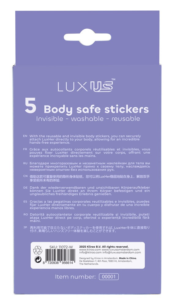 Luxus stickers - Transparant