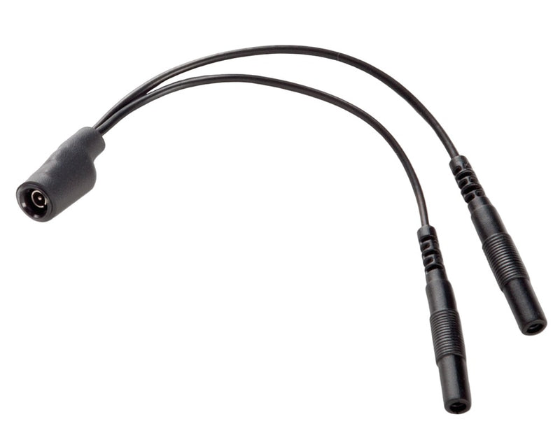 Mystim Adapterkabel ronde connector 2 mm - Zwart