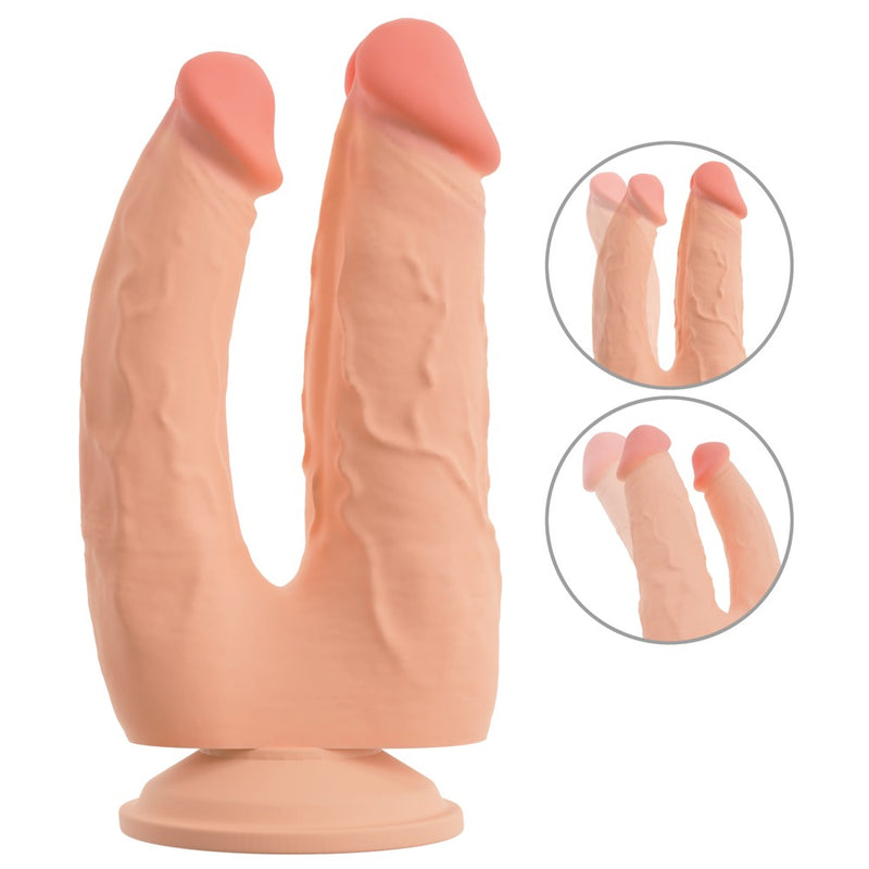 Nature Skin Dubbele penetrator - Huidskleur