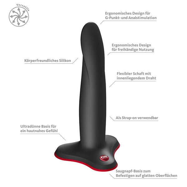 Fun Factory LIMBA FLEX dildo - Zwart - Fun Factory - SKU: 50063920000