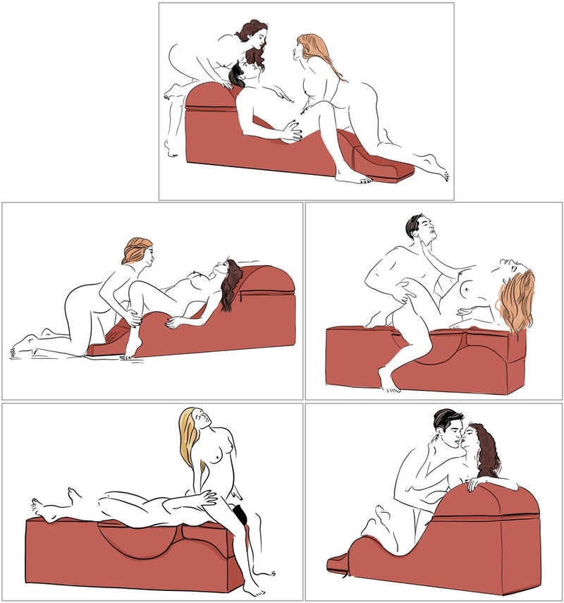 Liberator Flip chaise met extra brede maat - Zwart