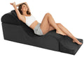 Liberator Flip chaise met extra brede maat - Zwart