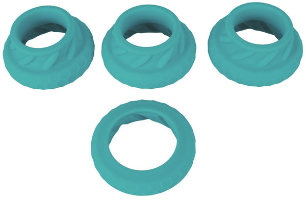You2Toys Penisring set - Turquoise - You2Toys - SKU: 50066860000