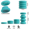 You2Toys 4-delige 3-in-1 penis- en testikelringset