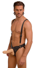Realistixxx stevige holle strap-on - Huidskleur Licht