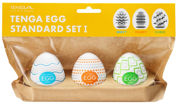 TENGA Egg Standaard set 1 masturbators - Wit - TENGA - SKU: 50070200000