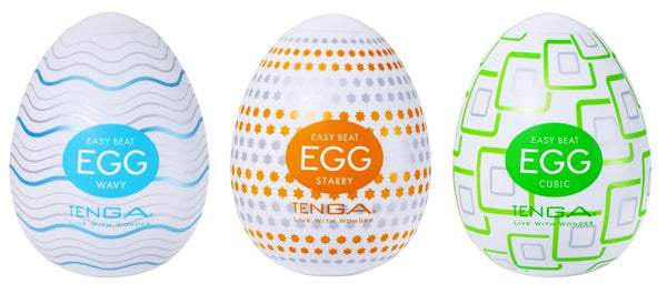 TENGA Egg Standaard set 1 masturbators - Wit - TENGA - SKU: 50070200000