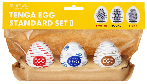 TENGA Egg Standaard set 2 masturbators - Wit - TENGA - SKU: 50070380000