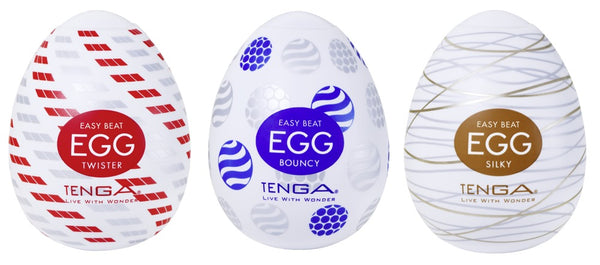 TENGA Egg Standaard set 2 masturbators - Wit - TENGA - SKU: 50070380000