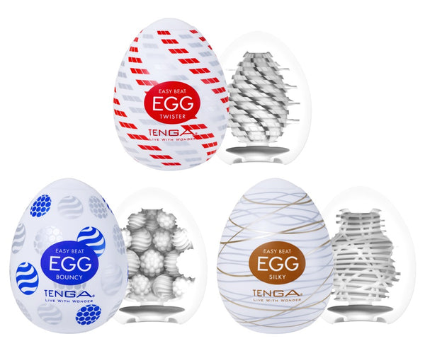 TENGA Egg Standaard set 2 masturbators - Wit - TENGA - SKU: 50070380000