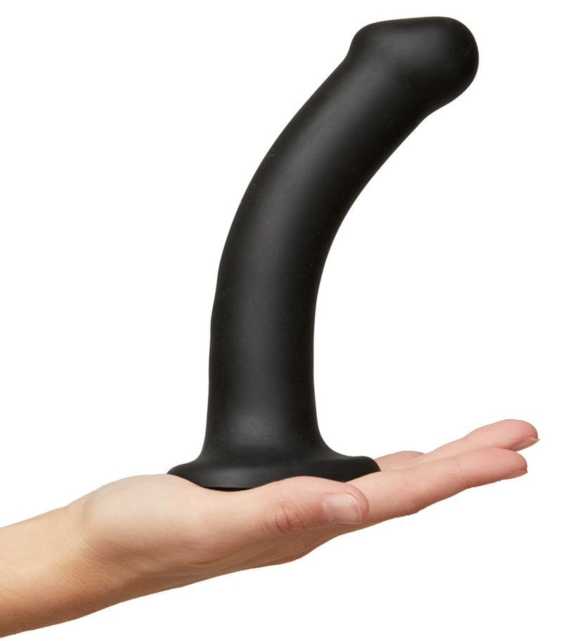 strap-on-me Dildo buigbaar met dubbele dichtheid - Zwart