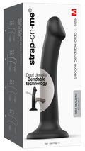 strap-on-me Dildo buigbaar met dubbele dichtheid - Zwart
