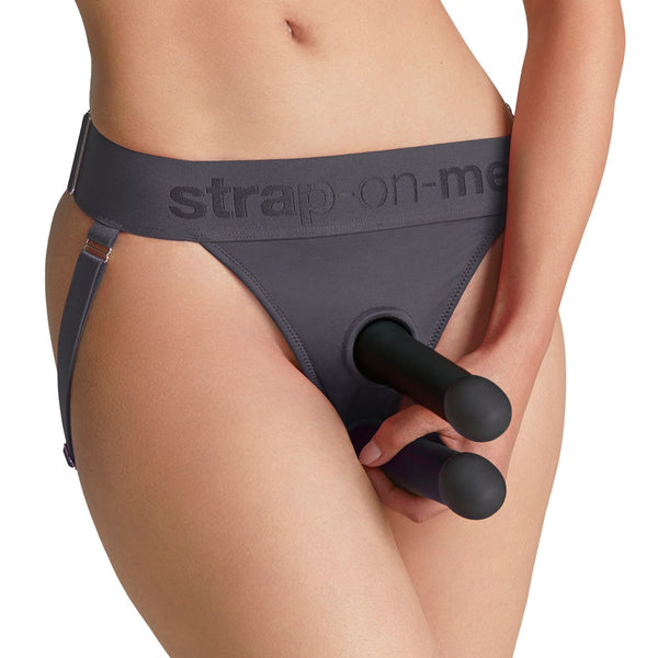 strap-on-me Unique Lingerie Harness harnas - Grijs - strap-on-me - SKU: 50072590000