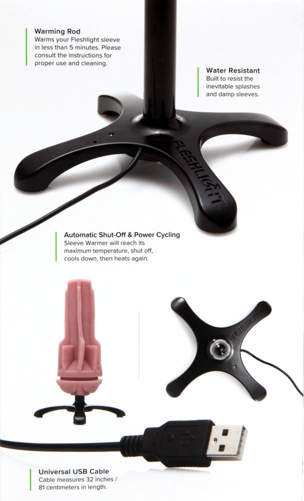Fleshlight Sleeve Verwarmer - Zwart