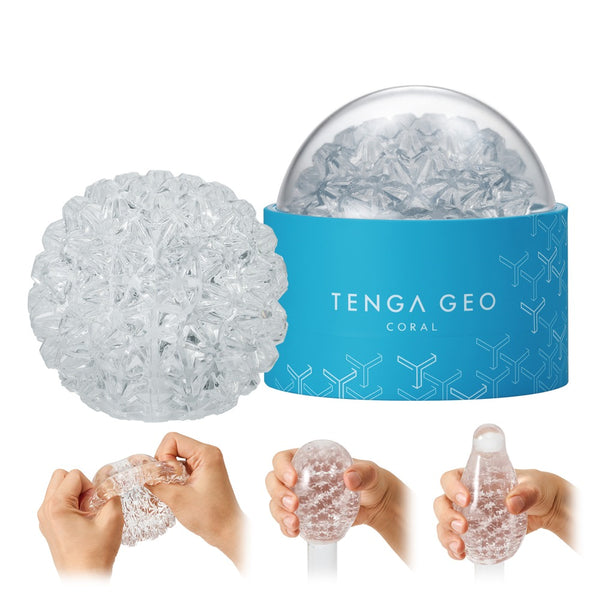 TENGA GEO CORAL masturbator - Wit - TENGA - SKU: 50079760000