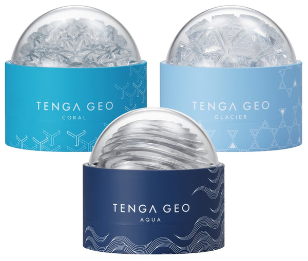 TENGA GEO GLACIER masturbator - Wit - TENGA - SKU: 50079840000