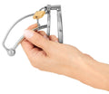 fetish Collection peniskooien met holle dilator - Zilver