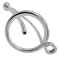 fetish Collection peniskooien met holle dilator - Zilver