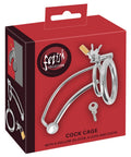 fetish Collection peniskooien met holle dilator - Zilver