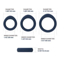 SVAKOM Cockring set - Blauw