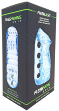 Fleshlight Fleshskins Grip Blue Ice masturbator - Blauw