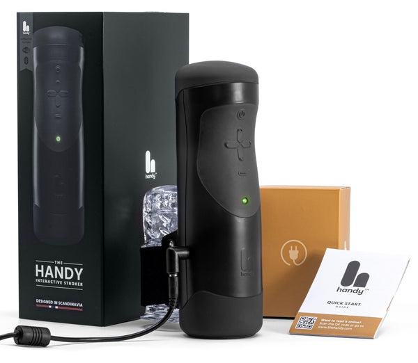 The Handy Handy Interactive Stroker - Zwart - The Handy - SKU: 54001200000