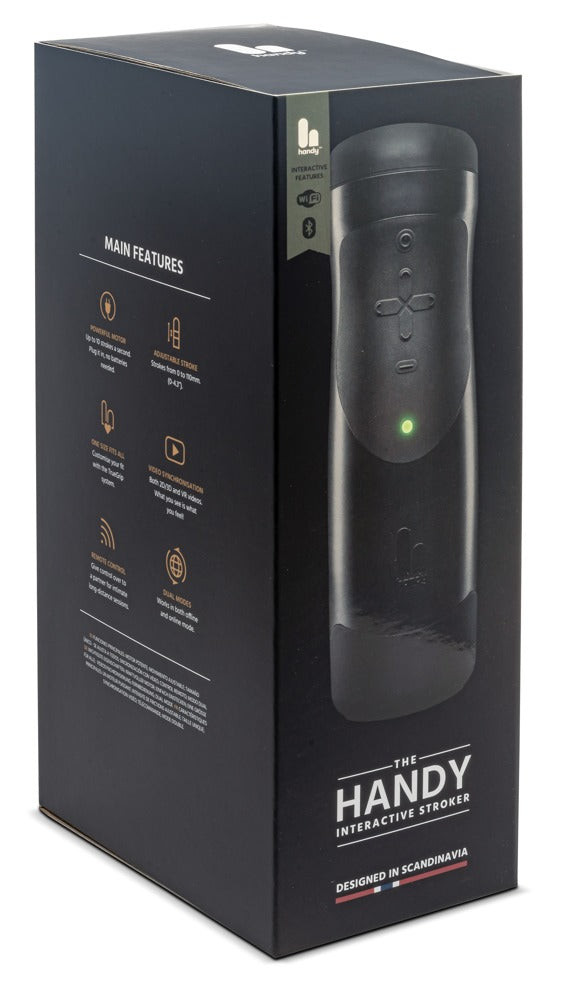 The Handy Handy Interactive Stroker - Zwart