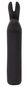 HappyRabbit mini-vibrator met flexibele oortjes - Zwart