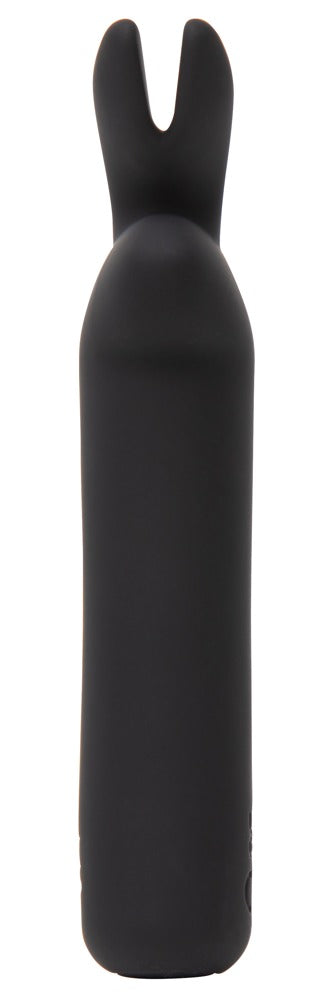 HappyRabbit mini-vibrator met flexibele oortjes - Zwart