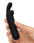 HappyRabbit mini-vibrator met flexibele oortjes - Zwart