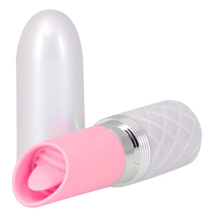 PILLOW TALK Mini vibrator lippenstiftvormig met Swarovski - Roze