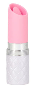 PILLOW TALK Mini vibrator lippenstiftvormig met Swarovski - Roze