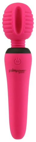 palmpower Massagestaaf met groeven - Roze