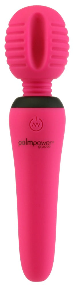 palmpower Massagestaaf met groeven - Roze - palmpower - SKU: 54008130000
