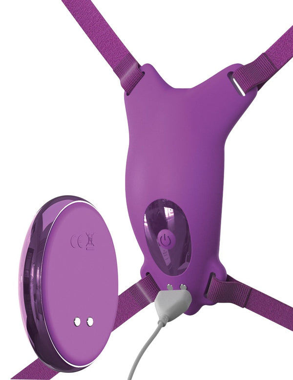 Fantasy For Her Ultimate Butterfly strap-on - Paars - Fantasy For Her - SKU: 54009450000