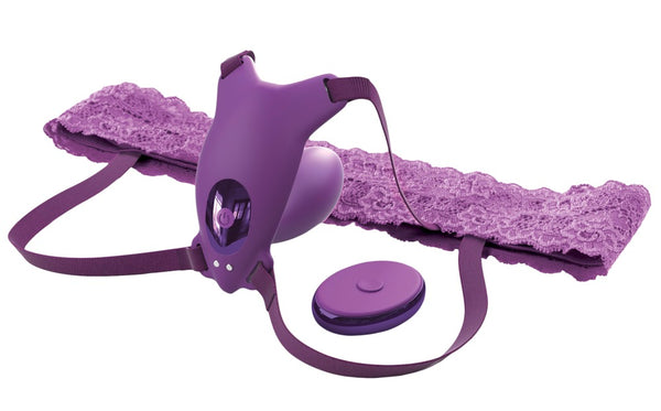 Fantasy For Her Ultimate G-Spot Vlinder strap-on - Paars - Fantasy For Her - SKU: 54009530000