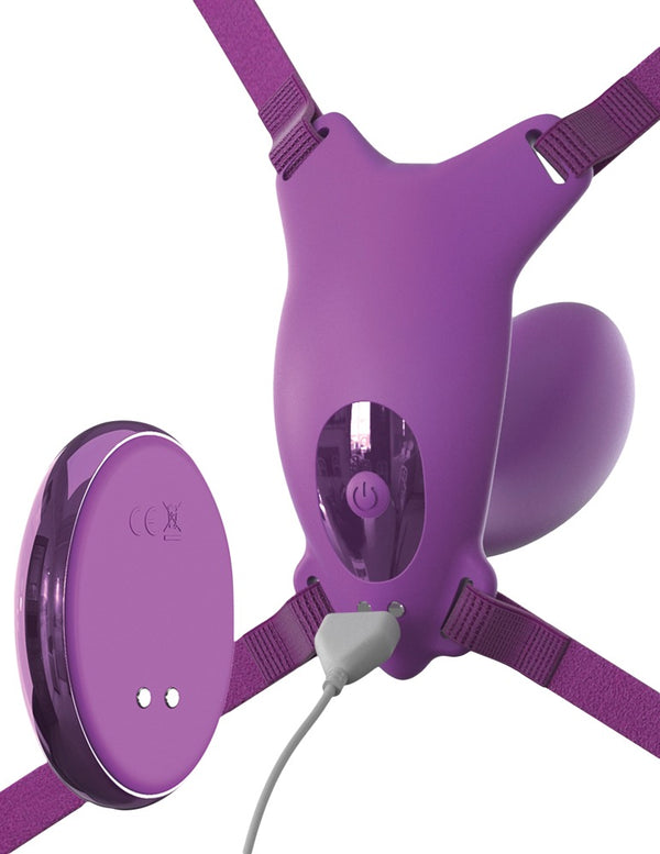 Fantasy For Her Ultimate G-Spot Vlinder strap-on - Paars - Fantasy For Her - SKU: 54009530000