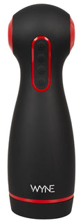 WYNE Masturbator dubbel-motorig met zuig- en drukfunctie - Zwart